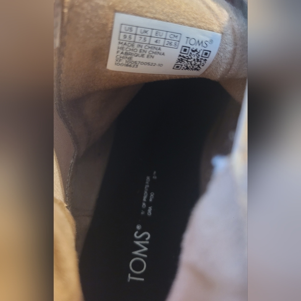 TOMS Women's Skylar Chelsea Blush Pink Ankle Boots Sz 9.5 - Picture 2 of 6
